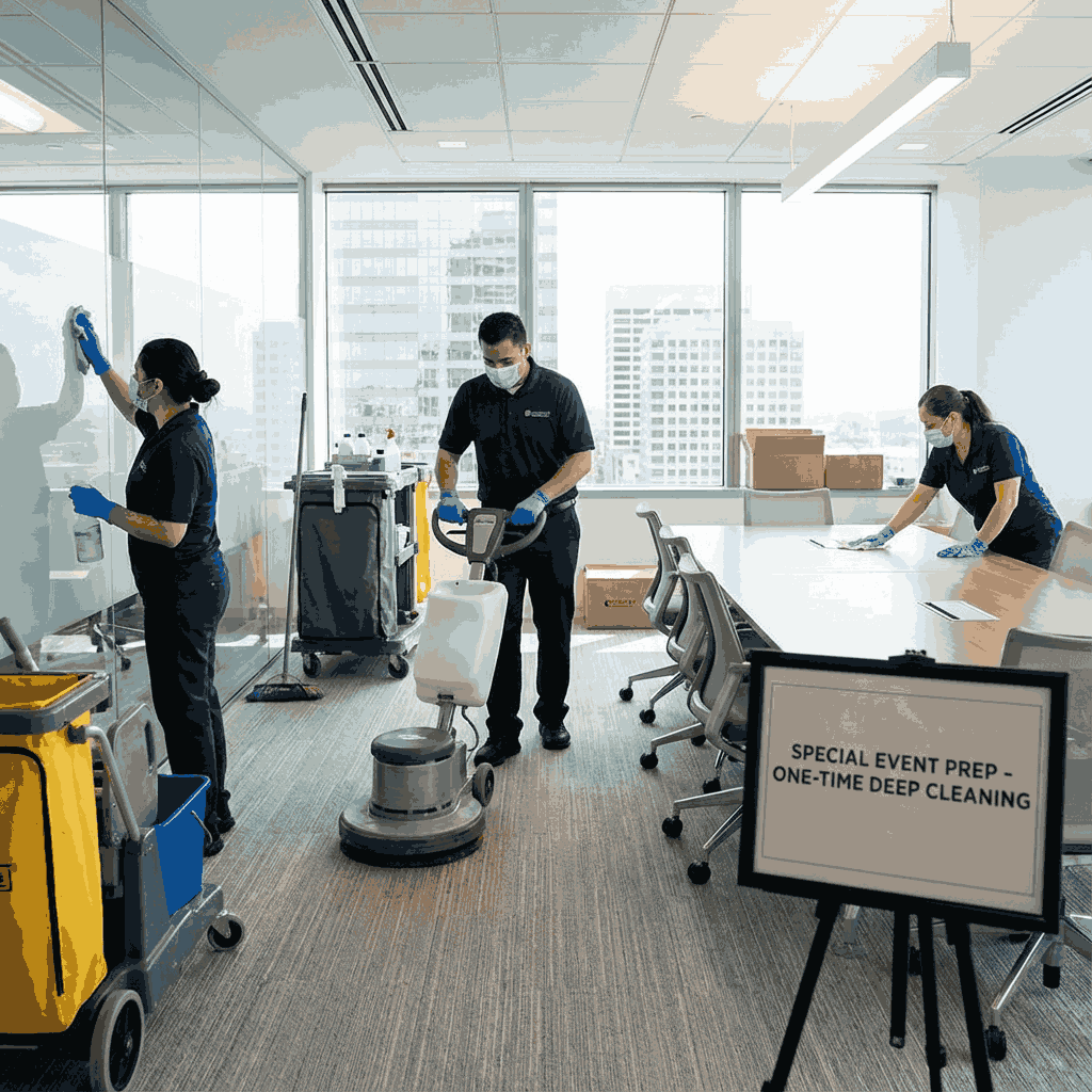 Salle de bain nettoyée